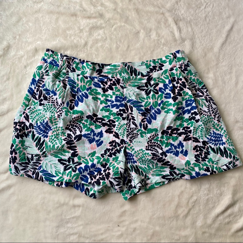 Joe Fresh Tropical Leaves Shorts XL NWT